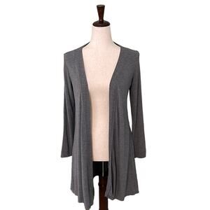 Felina Open front Cardigan Modal Cotton blend Heathered Gray Women’s size S